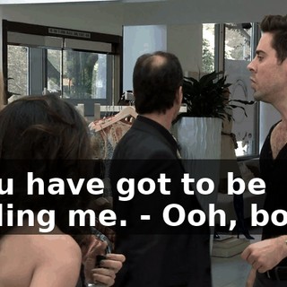 - You have got to be kidding me. - Ooh, boom!