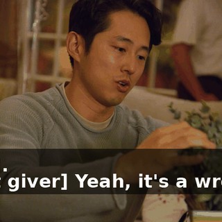 -Cool. -[gift giver] Yeah, it's a wreath.