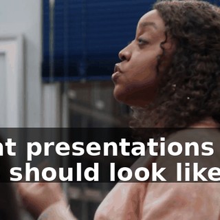 what presentations like this should look like.