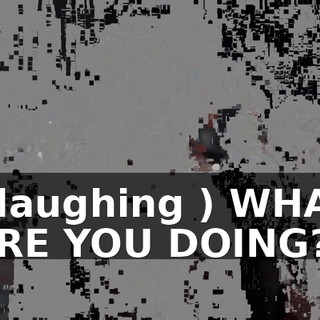 ( laughing ) WHAT ARE YOU DOING?