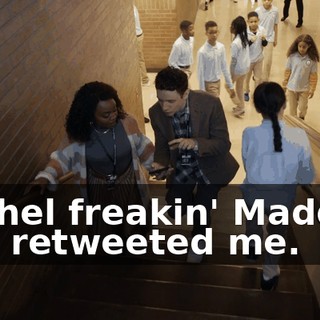 Rachel freakin' Maddow just retweeted me.