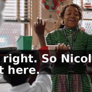 All right. So Nicole's not here.