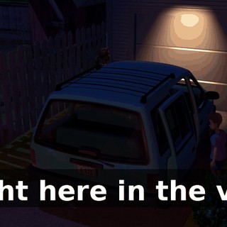 Right here in the van.