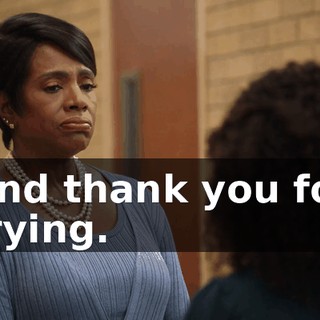 And thank you for trying.