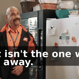 If it isn't the one who ran away.