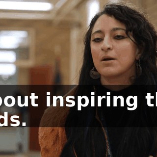 about inspiring the kids.