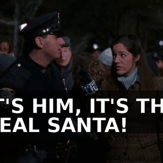 IT'S HIM, IT'S THE REAL SANTA!