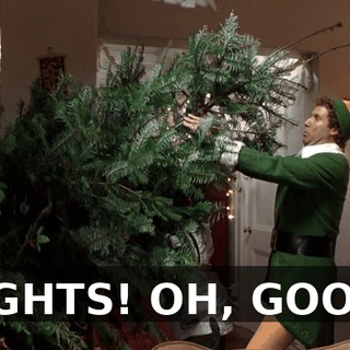 LIGHTS! OH, GOOD.