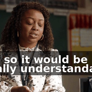 and so it would be totally understandable