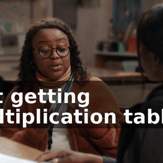 Not getting multiplication tables,