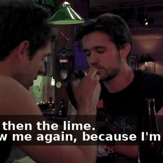 - And then the lime. - Show me again, because I'm not...