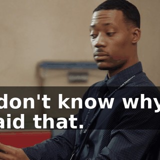 I don't know why I said that.