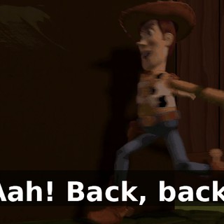 Aah! Back, back.