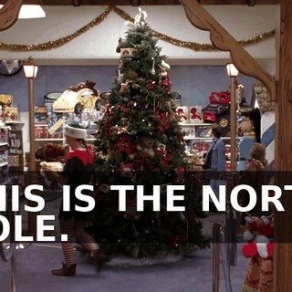 THIS IS THE NORTH POLE.
