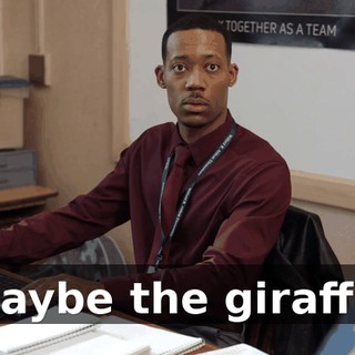 Maybe the giraffe.