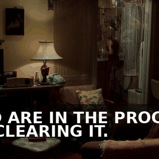 AND ARE IN THE PROCESS OF CLEARING IT.
