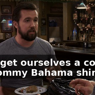 and get ourselves a couple of Tommy Bahama shirts.