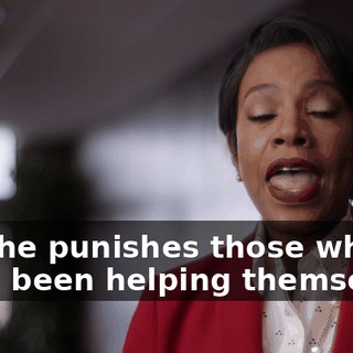 And he punishes those who have been helping themselves