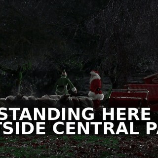 I'M STANDING HERE OUTSIDE CENTRAL PARK
