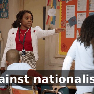 against nationalism.