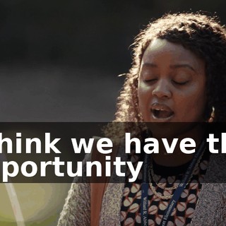 I think we have this opportunity