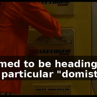 Seemed to be heading for this particular "domistile."