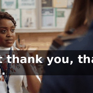 Just thank you, thank you.