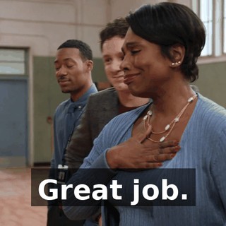 Great job.