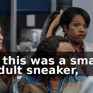 If this was a small adult sneaker,