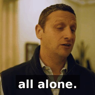 all alone.