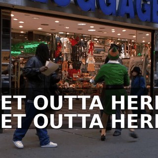 GET OUTTA HERE, GET OUTTA HERE.