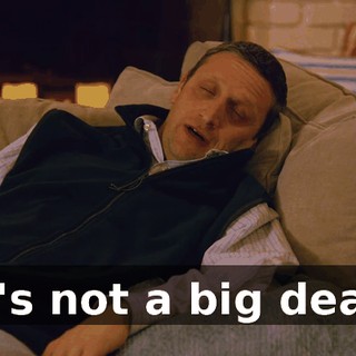 It's not a big deal.
