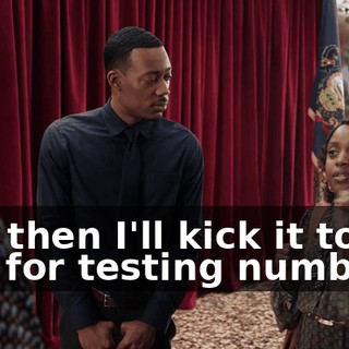 and then I'll kick it to you for testing numbers.
