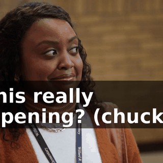 Is this really happening? (chuckles)