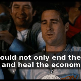 He would not only end the dust bowl and heal the economy,