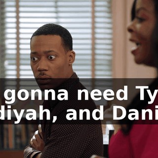 I'm gonna need Tyrel, Nadiyah, and Daniel.