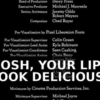 ♪ GOSH, YOUR LIPS LOOK DELICIOUS ♪
