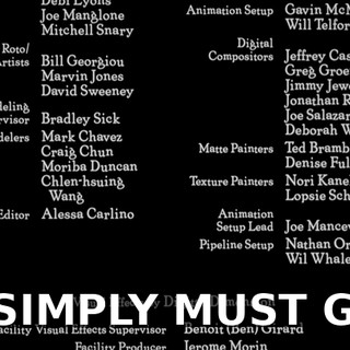 ♪ I SIMPLY MUST GO ♪