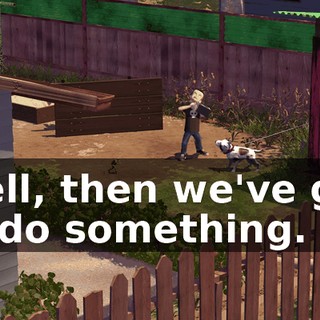 Well, then we've got to do something.