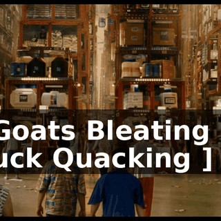 [ Goats Bleating ] [ Duck Quacking ]