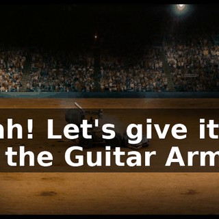 Yeah! Let's give it up for the Guitar Army.