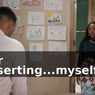 for inserting...myself...