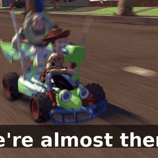 We're almost there!