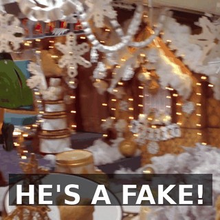 HE'S A FAKE!