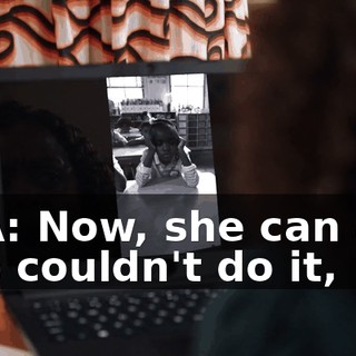 AVA: Now, she can act. She couldn't do it,