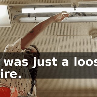It was just a loose wire.