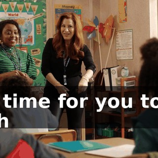 It's time for you to go with
