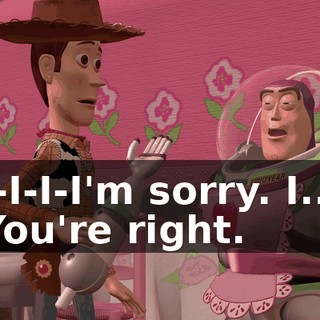 I-I-I-I'm sorry. I... You're right.