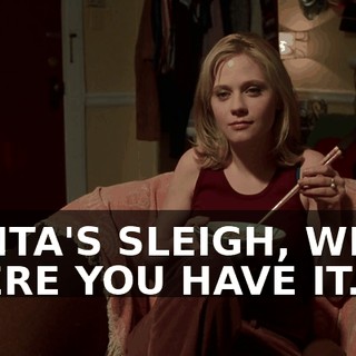 SANTA'S SLEIGH, WELL, THERE YOU HAVE IT.