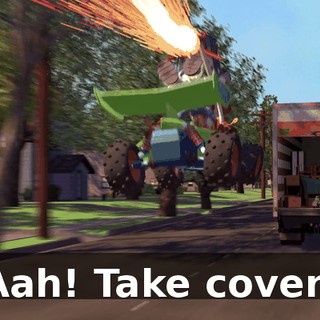 Aah! Take cover!